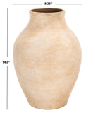 Safavieh Mesa, 14.25", Natural, Stoneware, Vase Natural RDC1211A