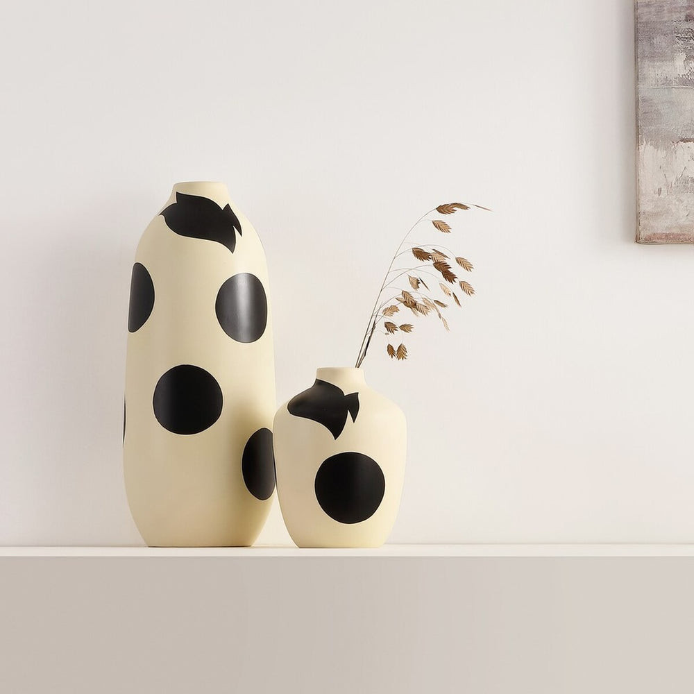 Safavieh Tahleah, Ceramic Vase Set 2 RDC4027A-SET2 Cream/Black