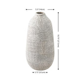 Safavieh Oia, 10.75" Ceramic Vase RDC4031A Grey/White Wash