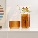 Safavieh Noreno  Glass Vase Set 2 RDC4035B-SET2 Orange Tint