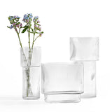 Safavieh Ceva, Fluted Glass Vase Set 3 RDC4036A-SET3 Clear