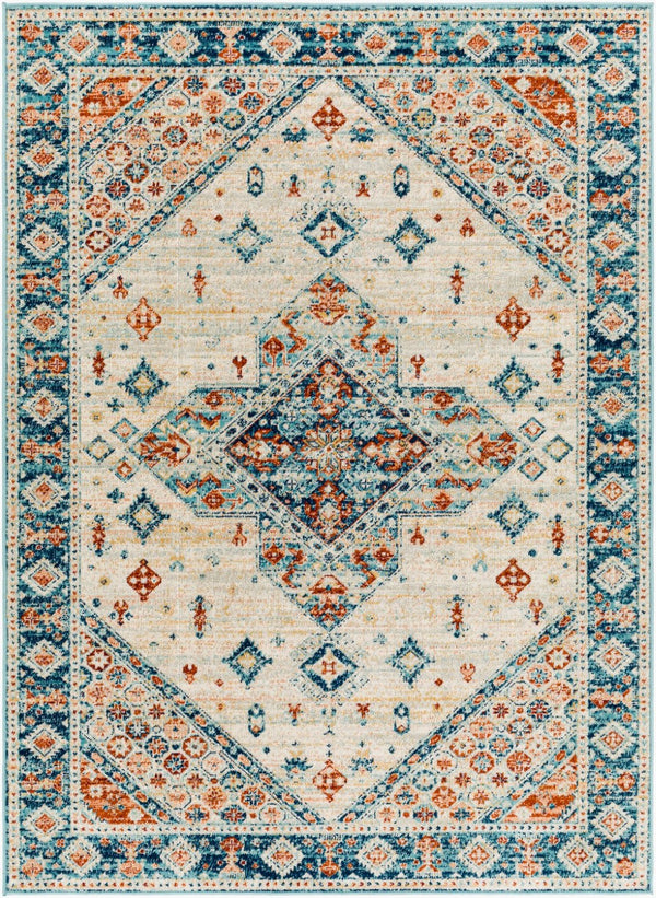 Livabliss Redondo Traditional Polypropylene Area Rug Low Pile Machine Woven for High Traffic Rooms RDD2300-912