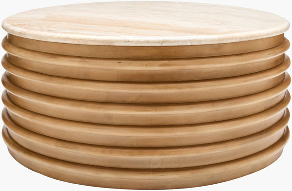 Surya Redondo Square Low Profile Coffee Table Minimalist Design for Modern Living Rooms RDDO002-173838