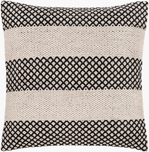 Livabliss Ryder Woven Cotton Accent Pillow Cottage Style Handcrafted Texture for Sofa or Bed RDE003-2020P