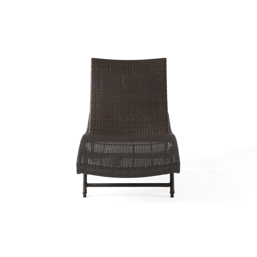 English Elm Christopher Knight Home® - Kauai Pe Wicker Chaise Set - All-Weather Loungers For Ultimate Outdoor Comfort & Relaxation 54087.00MP2