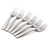 Lenox Oneida Aptitude Everyday Flatware Salad Forks, Set of 6 Metallic, STAINLESS METAL H084006A