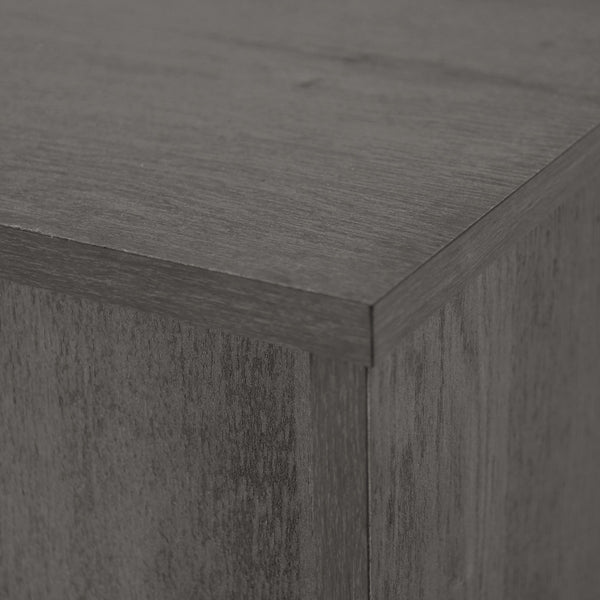 English Elm Christopher Knight Home® - DELANEY2-DRAWER Nightstand Rustic Faux Wood Nightstand with Two Drawers and Top Shelf for Storage Comfort Grey 71139.00