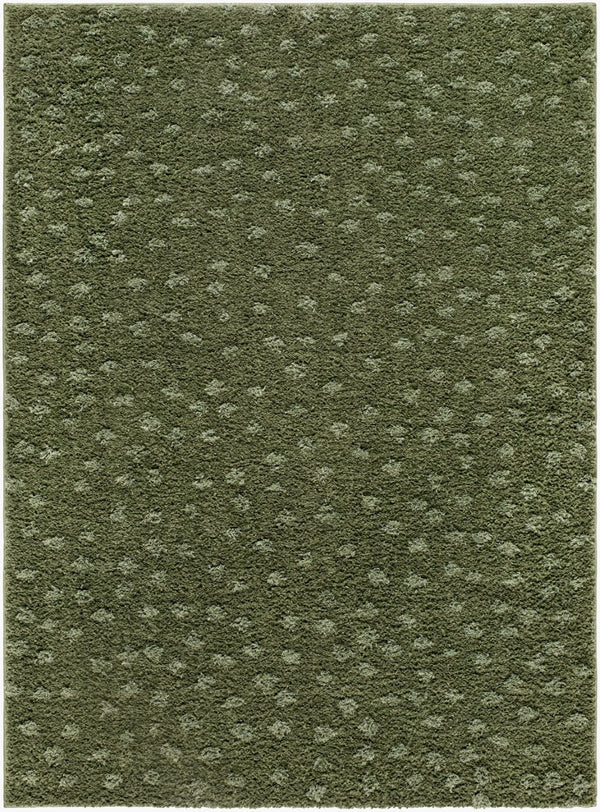 Livabliss Rodos Scandinavian Modern Area Rug Woven in Turkey for Living and Dining Rooms Medium Green, D 9' x 12' RDO2357-912