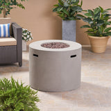 Christopher Knight Home® Noble House 31" Round Mgo Fire Pit- 40 000 Btu