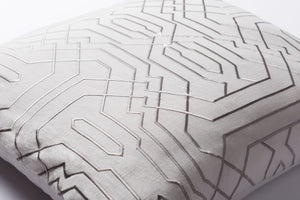 Surya Ridgewood 20" X 20" Accent Pillow - Durable Linen-cotton Blend For Modern Home Decor With Warranty Gray Linen,Cotton,Linen,Cotton Rdw008-2222d