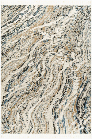 Livabliss Rudy Geometric Minimalist Area Rug Machine Woven Polyester for Modern Living Rooms RDY2302-9212