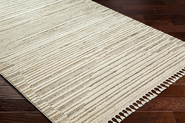 Livabliss Rudy Geometric Neutral Machine Woven Polyester Area Rug for Living and Dining Rooms RDY2305-9212