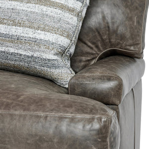 Bernhardt Bernhardt Burnham Leather Chair With Deep Cushion, Tailored Stitching, Lush Premium Leather, Modern Style 7202LO