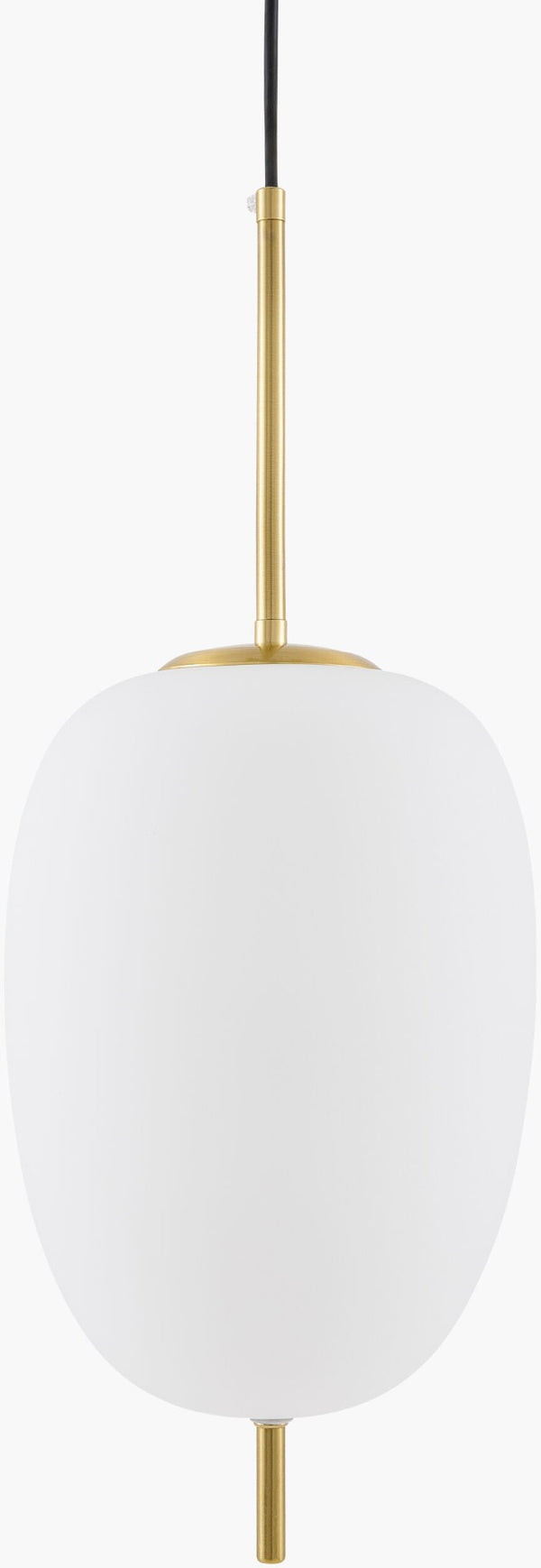 Livabliss Redon Art Deco Iron and Glass Pendant Light for Dining or Entryway Ambiance RED-001