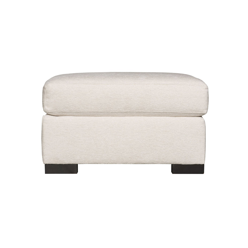 Bernhardt Bernhardt Germain Ottoman — Custom Upholstery & Wide Wood Legs, Plush Cushion For Seating Comfort - Made to Order B2661A