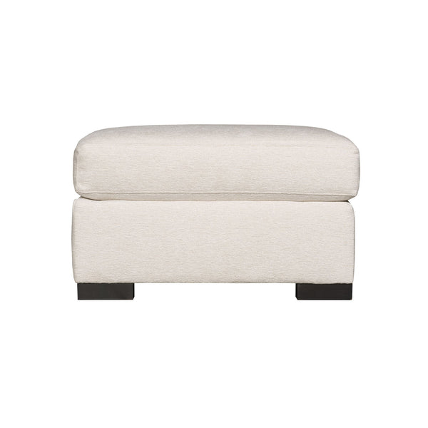 Bernhardt Bernhardt Germain Ottoman — Custom Upholstery & Wide Wood Legs, Plush Cushion For Seating Comfort - Made to Order B2661A
