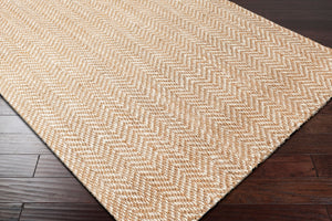 Surya Reeds 2' X 3' Handmade Jute Rug - Global Inspired Design For Elegant Home Décor And Durability Cream Jute Reed804-3353
