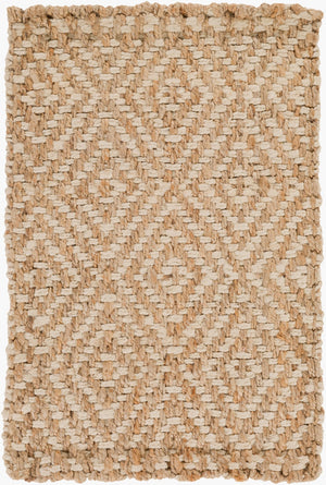 Surya Reeds 2' X 3' Handmade Jute Rug - Global Inspired Design For Elegant Home Décor And Durability Brown Jute Reed807-23
