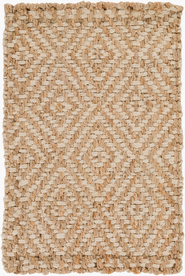 Surya Reeds 2' X 3' Handmade Jute Rug - Global Inspired Design For Elegant Home Décor And Durability Brown Jute Reed807-23