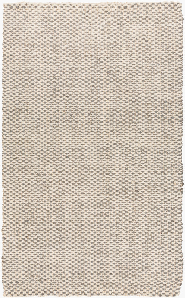 Surya Reeds 2' X 3' Handmade Jute Rug - Global Inspired Design For Elegant Home Décor And Durability Charcoal Jute Reed826-58