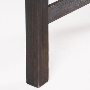 English Elm Bettina Solid Acacia Outdoor Dining Table with Slat Top Oil Finish Patio Deck 56701.00-56702.00