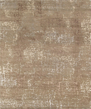 Pasargad Home Modern Collection Hand-knotted Abstract Silk & Wool Area Rug For Elegant Spaces   Reflection-3 2x3