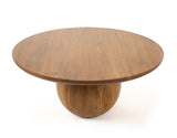 VIG Furniture Modrest Refugio - Modern Acacia Round Coffee Table VGBR-SBA-4755