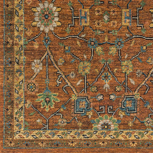 Surya Reign 2' X 3' Handmade New Zealand Wool Rug – Modern Fringe Design For Stylish Home Décor Dark Brown Nz Wool Reg2301-1215