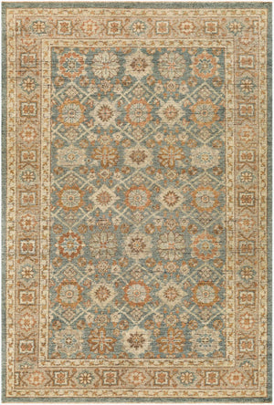 Surya Reign Hand-knotted Wool Area Rug with Fringe Trim for Living or Dining Rooms REG2308-69