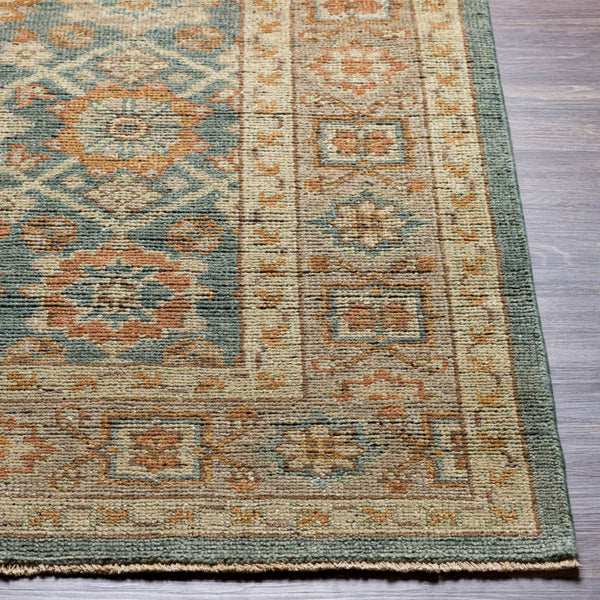 Surya Reign Hand-knotted Wool Area Rug with Fringe Trim for Living or Dining Rooms REG2308-69