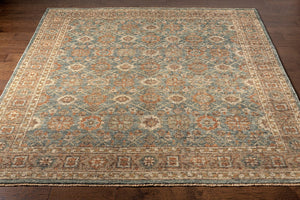 Surya Reign Hand-knotted Wool Area Rug with Fringe Trim for Living or Dining Rooms REG2308-69