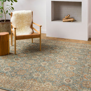 Surya Reign Hand-knotted Wool Area Rug with Fringe Trim for Living or Dining Rooms REG2308-69
