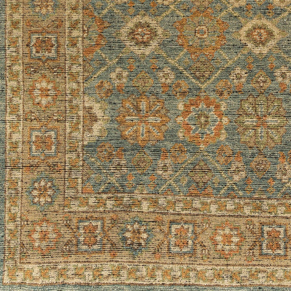 Surya Reign Hand-knotted Wool Area Rug with Fringe Trim for Living or Dining Rooms REG2308-69