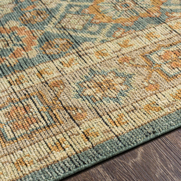 Surya Reign Hand-knotted Wool Area Rug with Fringe Trim for Living or Dining Rooms REG2308-69