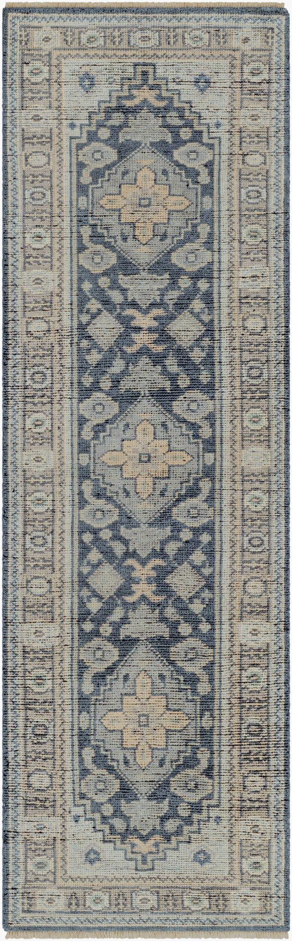 Surya Reign 2' X 3' Handmade New Zealand Wool Rug – Modern Fringe Design For Stylish Home Décor Black Nz Wool Reg2309-2610