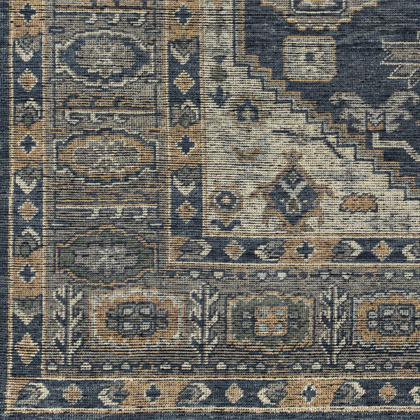 Surya Reign 2' X 3' Handmade New Zealand Wool Rug – Modern Fringe Design For Stylish Home Décor Black Nz Wool Reg2309-1215