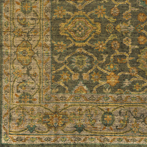 Surya Reign 2' X 3' Handmade New Zealand Wool Rug – Modern Fringe Design For Stylish Home Décor Sage Nz Wool Reg2310-69