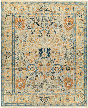 Surya Reign Hand Knotted Wool Area Rug Artisan Fringe Detail for Living and Dining Rooms 12' x 15' Rectangle REG2314-1215
