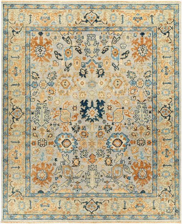 Surya Reign Hand Knotted Wool Area Rug Artisan Fringe Detail for Living and Dining Rooms 12' x 15' Rectangle REG2314-1215