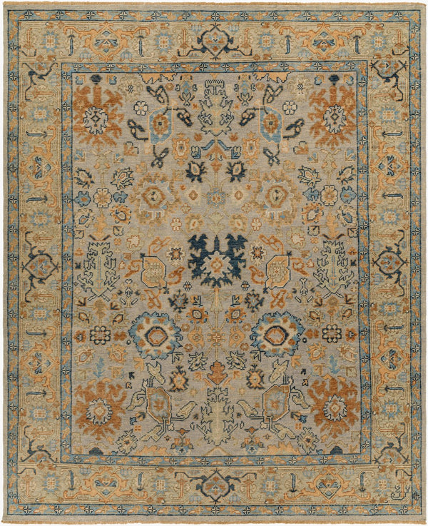 Surya Reign 2' X 3' Handmade New Zealand Wool Rug – Modern Fringe Design For Stylish Home Décor Blue Nz Wool Reg2314-810