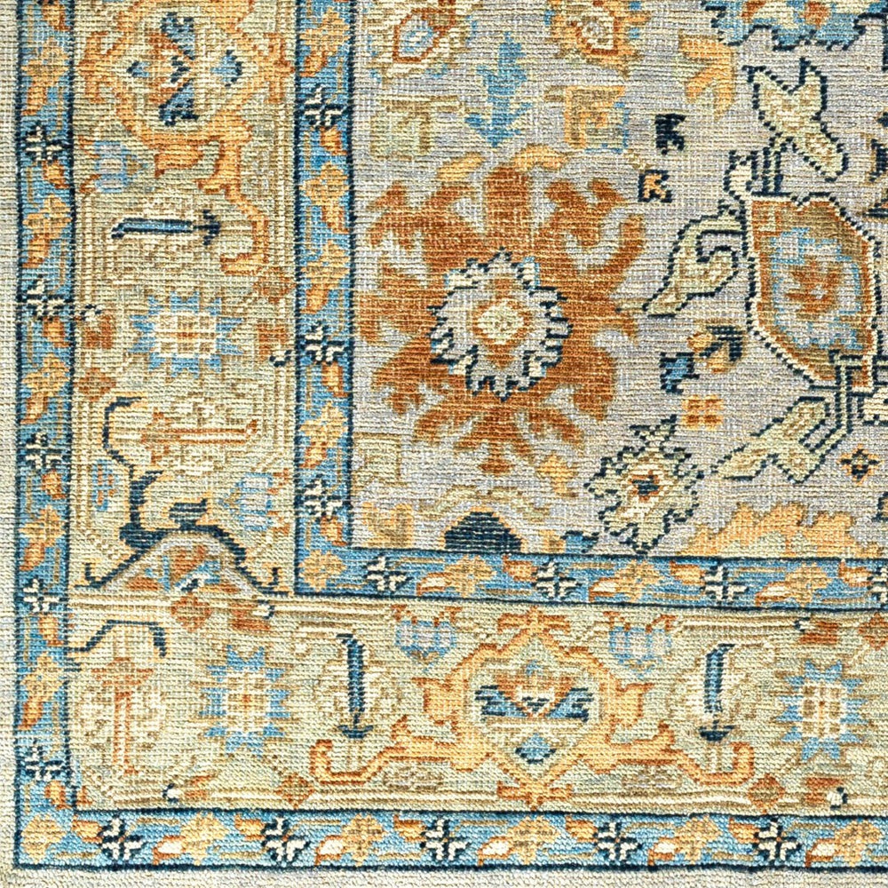 Surya Reign Hand Knotted Wool Area Rug Artisan Fringe Detail for Living and Dining Rooms 12' x 15' Rectangle REG2314-1215