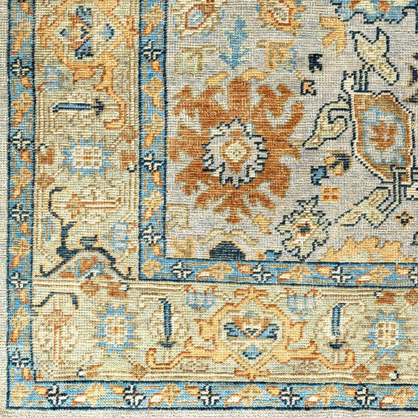 Surya Reign Hand Knotted Wool Area Rug Artisan Fringe Detail for Living and Dining Rooms 12' x 15' Rectangle REG2314-1215