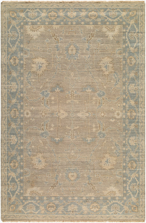 Surya Reign 2' X 3' Handmade New Zealand Wool Rug – Modern Fringe Design For Stylish Home Décor Dusty Sage Nz Wool Reg2315-69