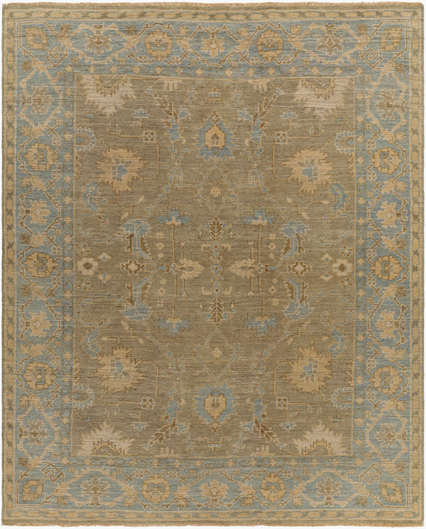 Surya Reign 2' X 3' Handmade New Zealand Wool Rug – Modern Fringe Design For Stylish Home Décor Dusty Sage Nz Wool Reg2315-810