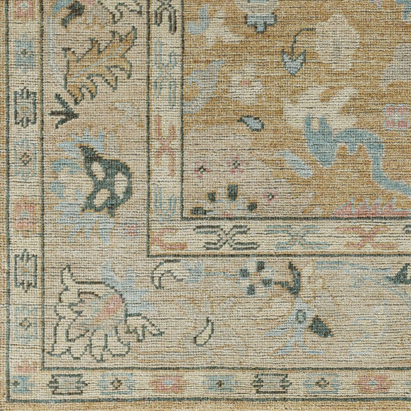 Surya Reign 2' X 3' Handmade New Zealand Wool Rug – Modern Fringe Design For Stylish Home Décor Tan Wool,Viscose Reg2316-810