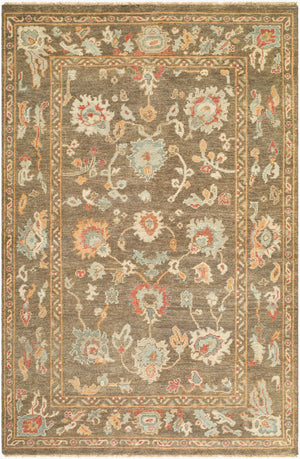 Surya Reign 2' X 3' Handmade New Zealand Wool Rug – Modern Fringe Design For Stylish Home Décor Burgundy Wool,Viscose Reg2317-69