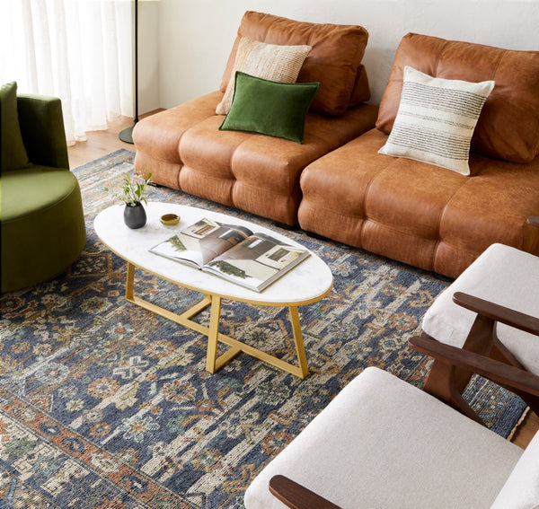 Surya Reign 2' X 3' Handmade New Zealand Wool Rug – Modern Fringe Design For Stylish Home Décor Navy Wool,Viscose Reg2324-69