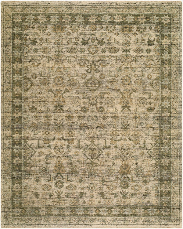 Surya Reign Hand-knotted Wool Area Rug Traditional Low Pile Fringe Living Room Accent 2' x 3' Rectangle REG2325-23