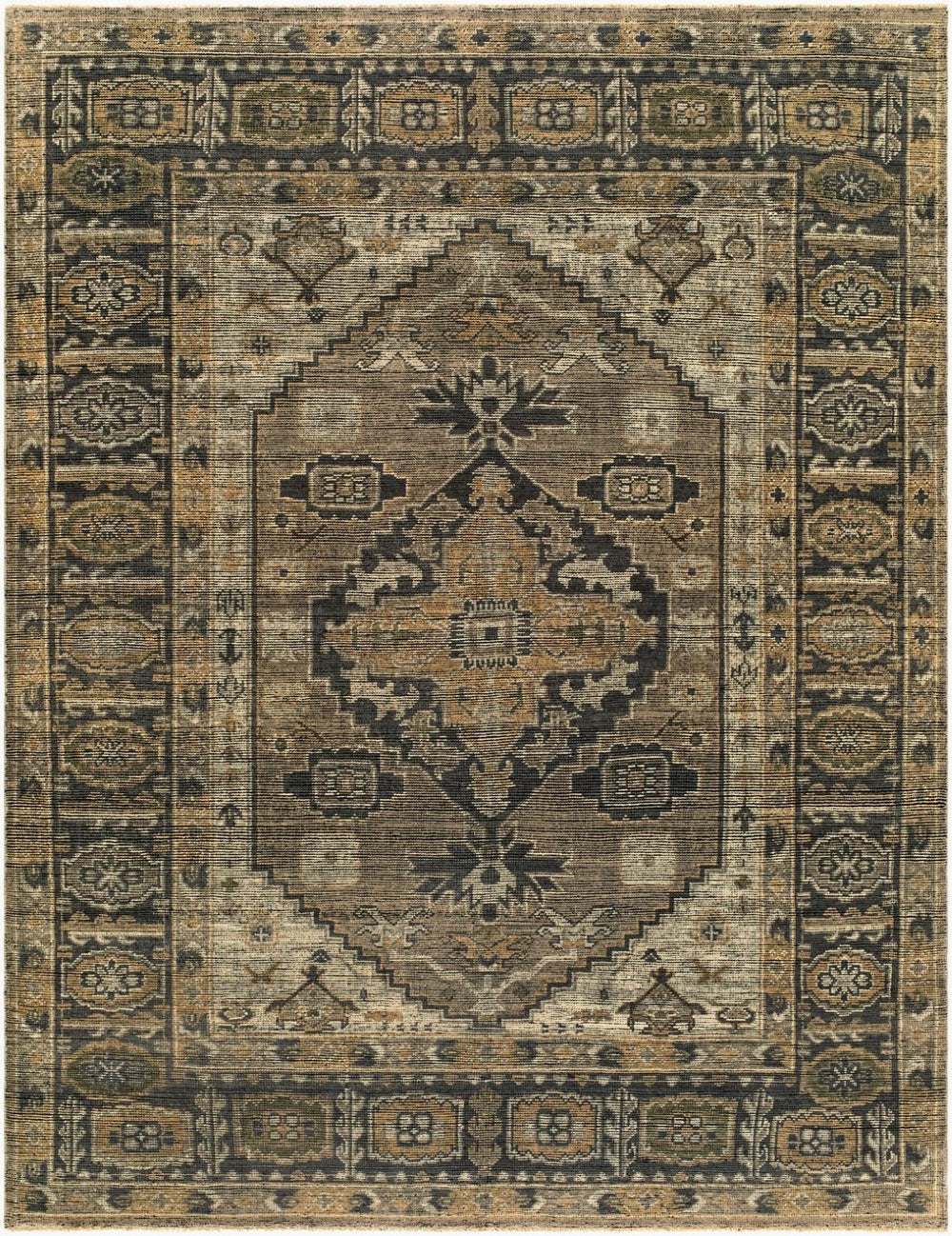Surya Reign Hand-knotted New Zealand Wool Traditional Area Rug for Living Room Bedroom 2' x 3' Rectangle REG2326-23