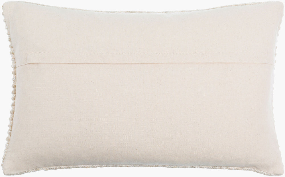 Surya Raleigh Luxurious Linen & Cotton Accent Pillow – Stylish 18"X18" Home Decor For Timeless Elegance Ivory Linen,Viscose,Cotton,Cotton Reh001-2020